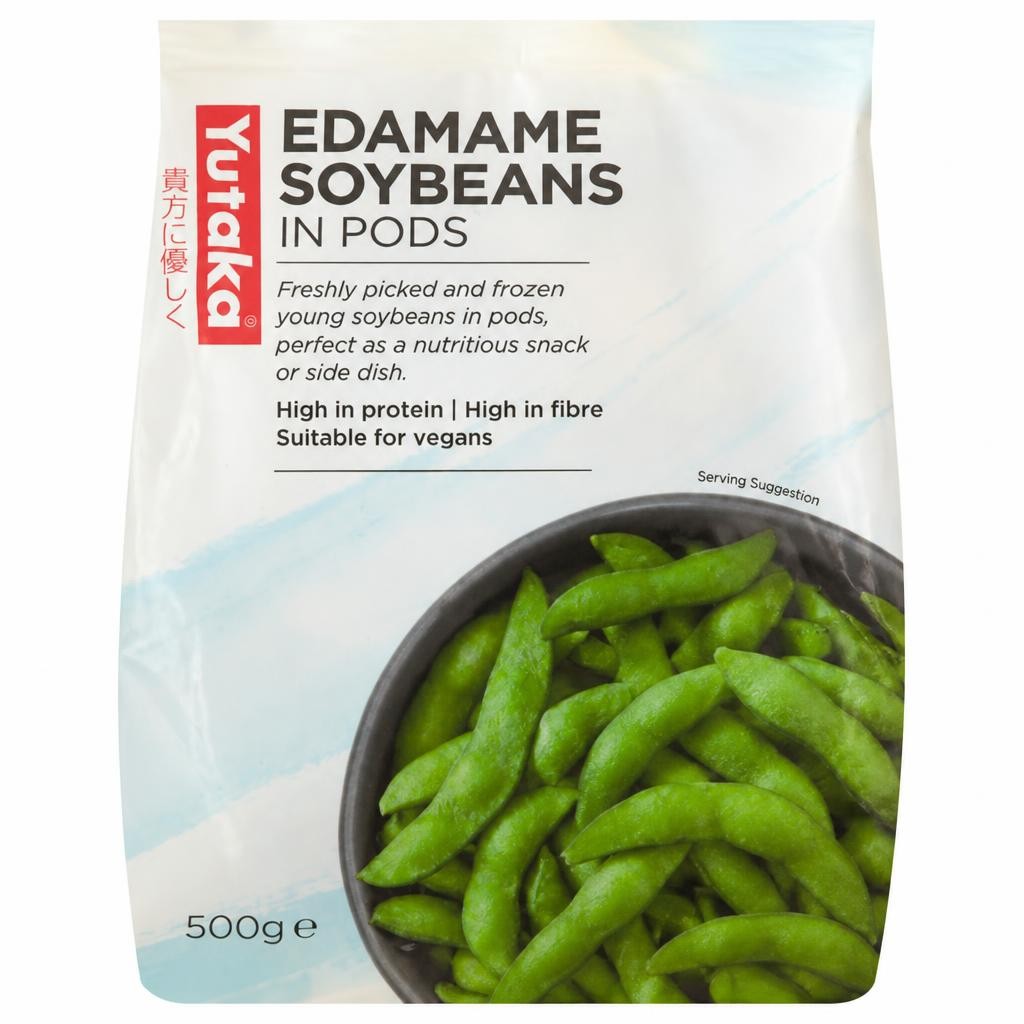 Yutaka Edamame Soybeans in Pods 500g