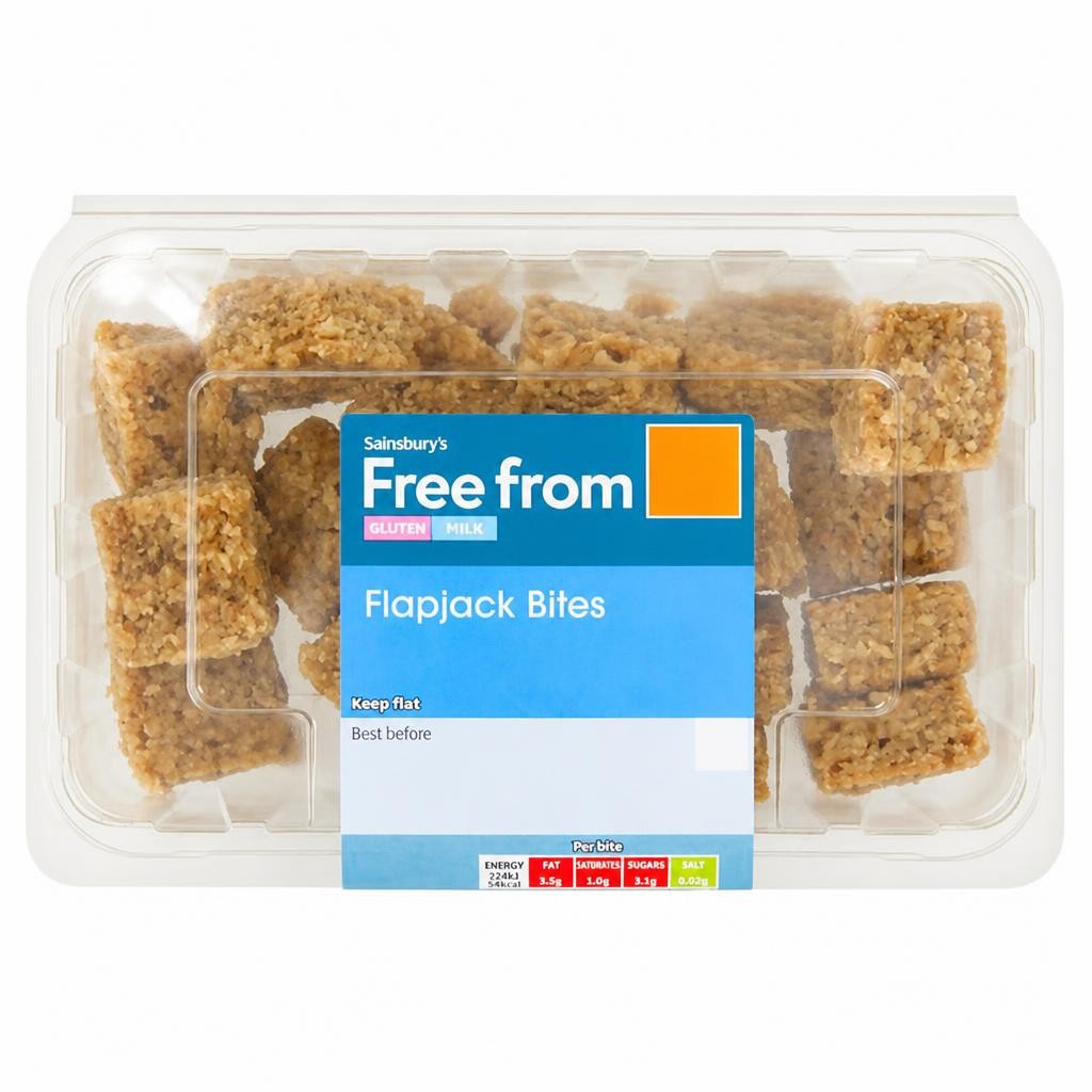 Sainsbury's Free From Flapjack Bites 240g
