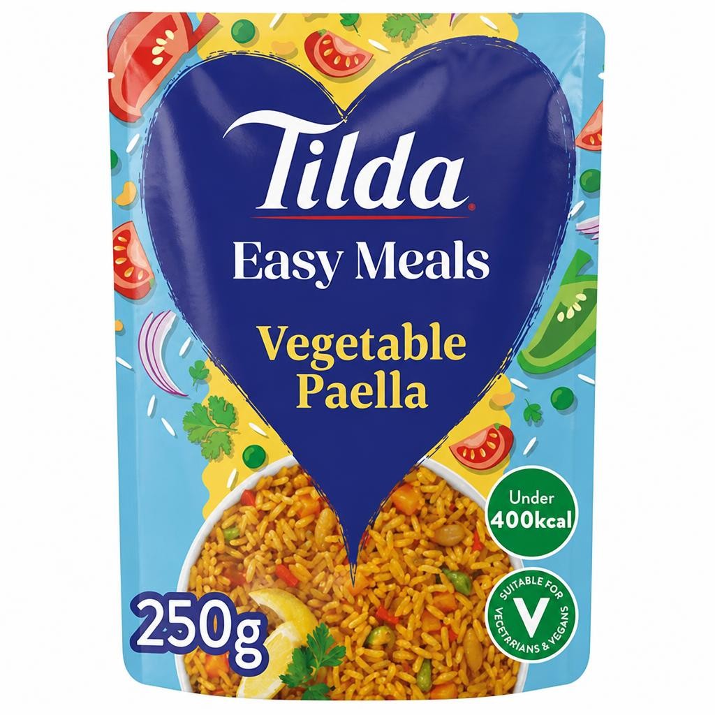 Tilda Easy Meals Vegetable Paella 250g