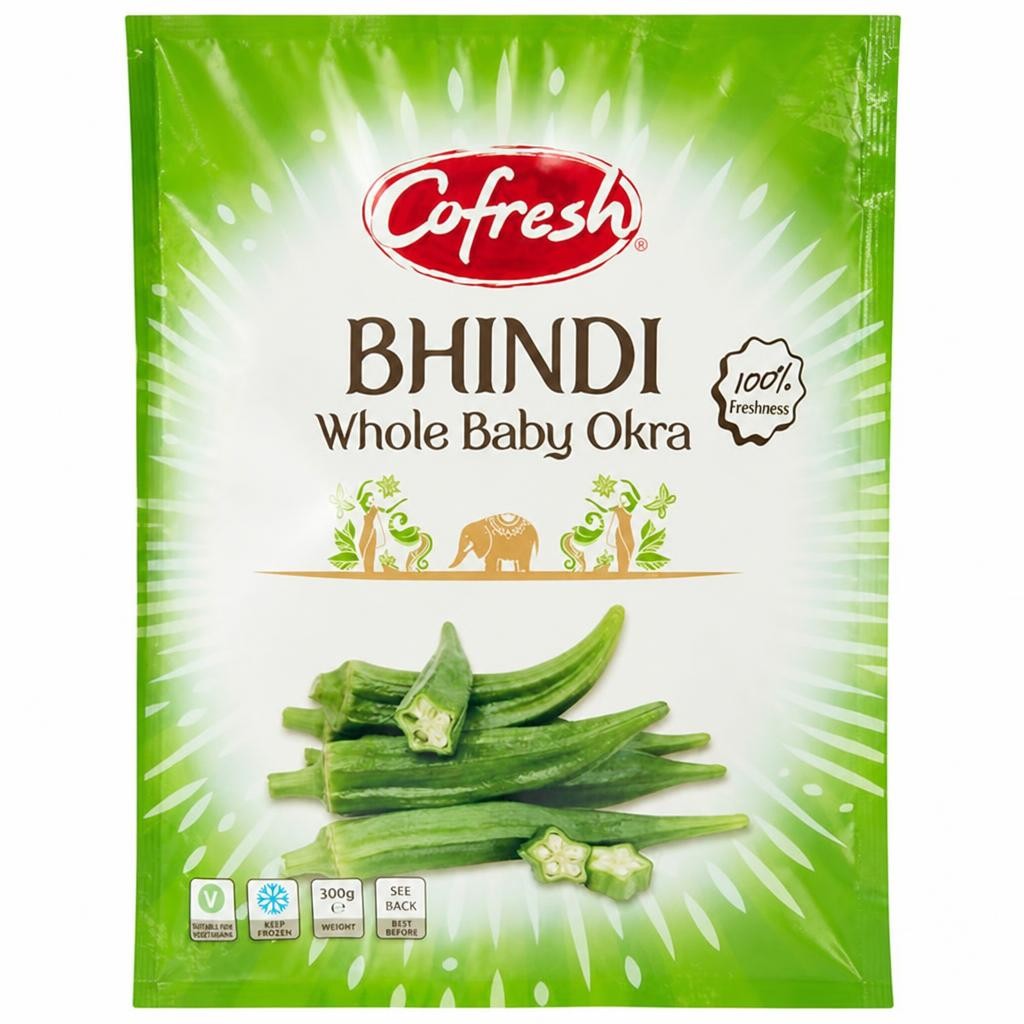 Cofresh Bhindi Whole Baby Okra 300g