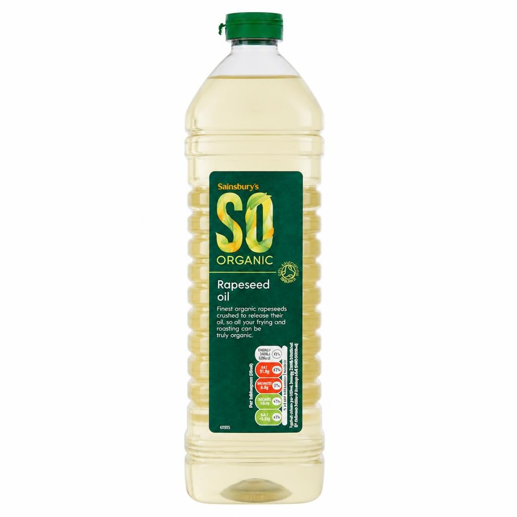Sainsbury's Rapeseed Oil, SO Organic 1L
