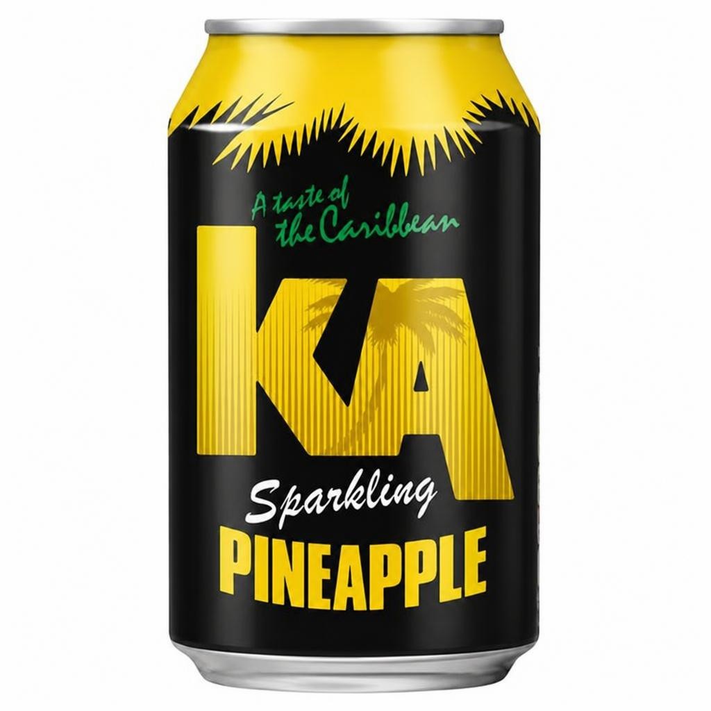 KA Sparkling Pineapple Juice Soft Drink 330ml