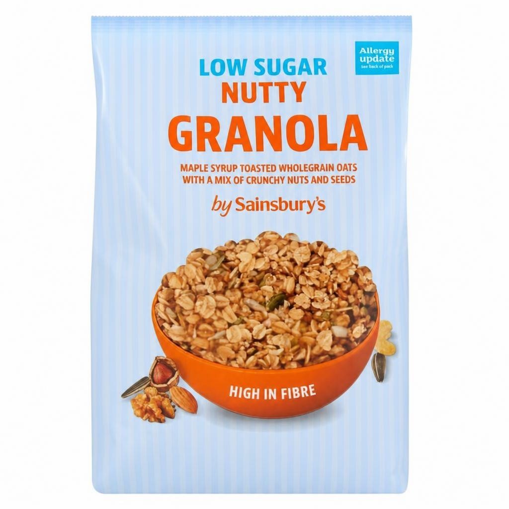 Sainsbury's Low Sugar Nutty Granola 500g