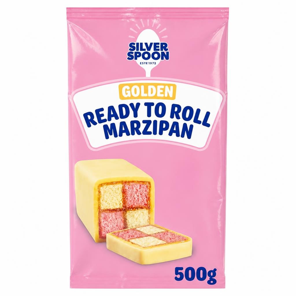Silver Spoon Golden Ready To Roll Marzipan 500g
