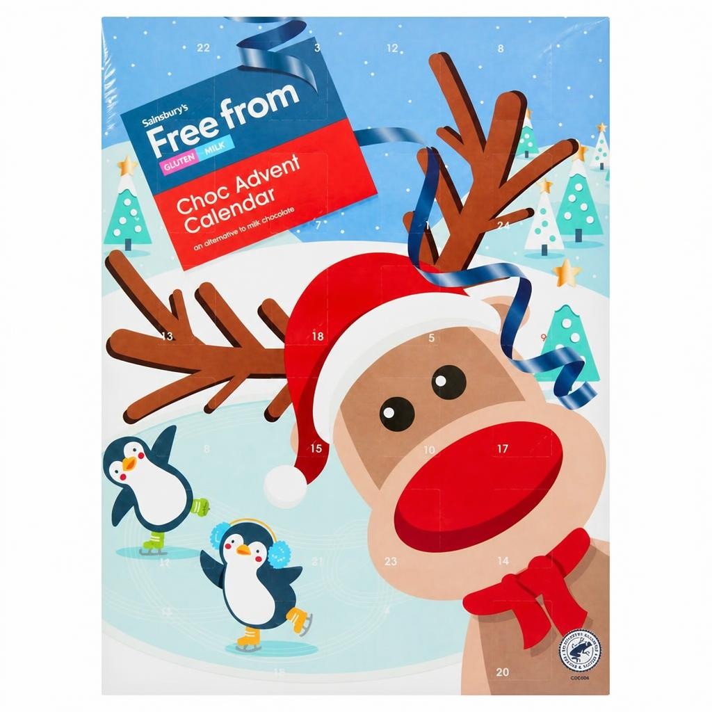 Sainsbury's Free From Choc Advent Calendar 70g