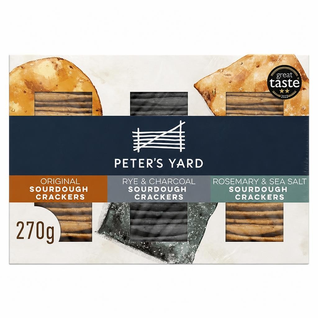 Peter's Yard Sourdough Crackers Selection Box 270g
