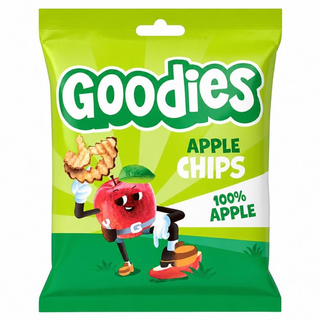 Goodies 15g Apple Chips Kids Fruit Snack