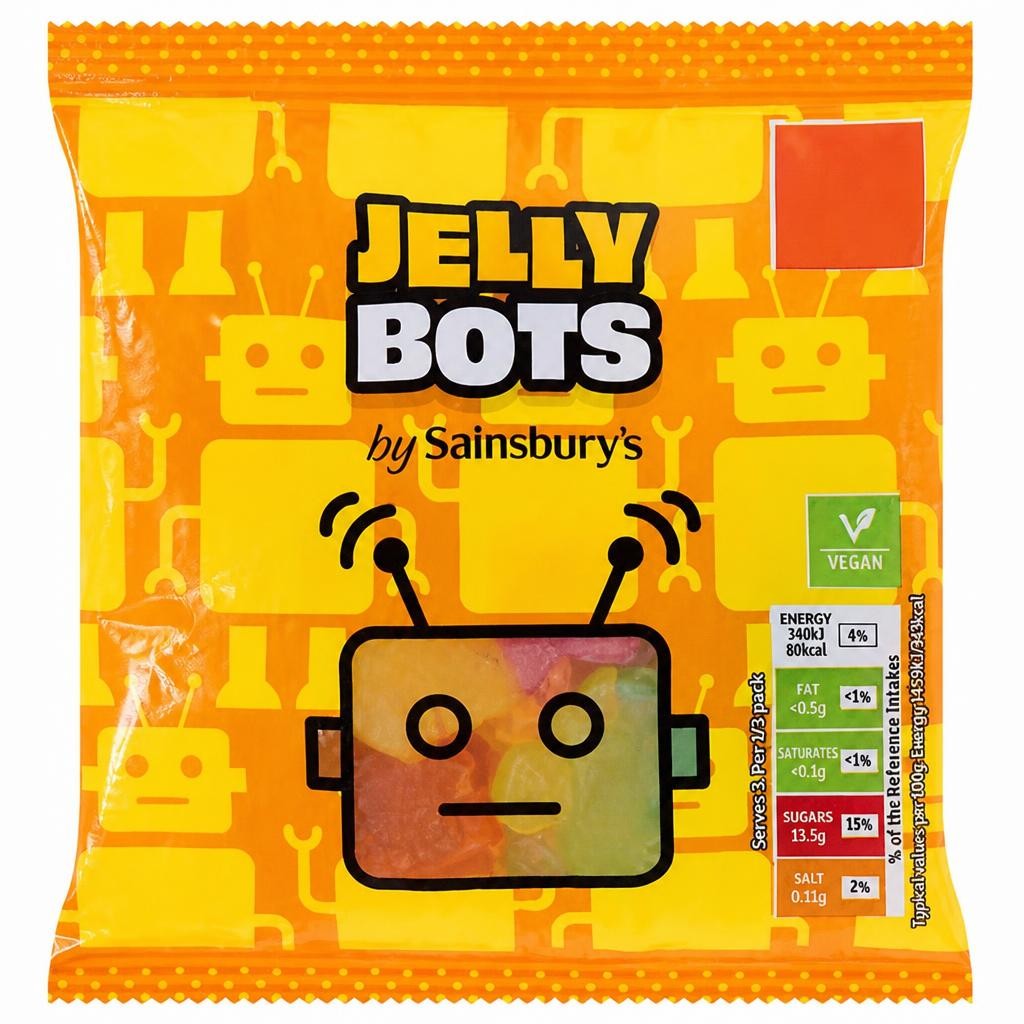 Sainsbury's Jelly Bots 70g