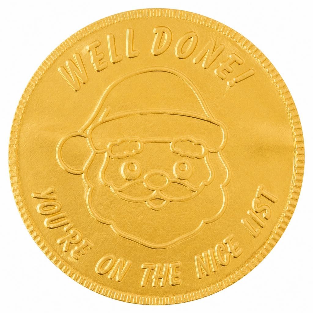 Sainsbury's Solid Milk Chocolate Coin 58g