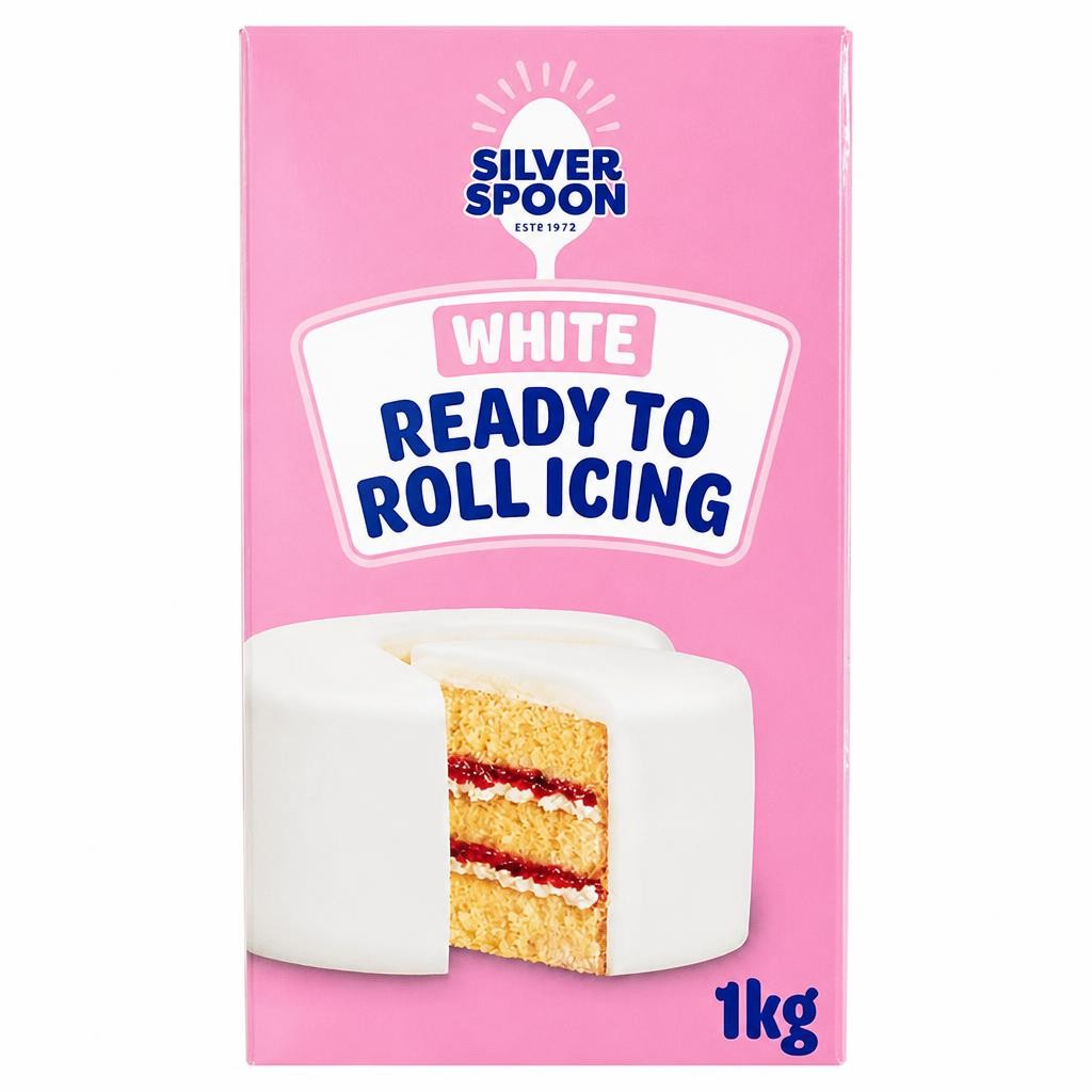 Silver Spoon White Ready To Roll Icing 1kg