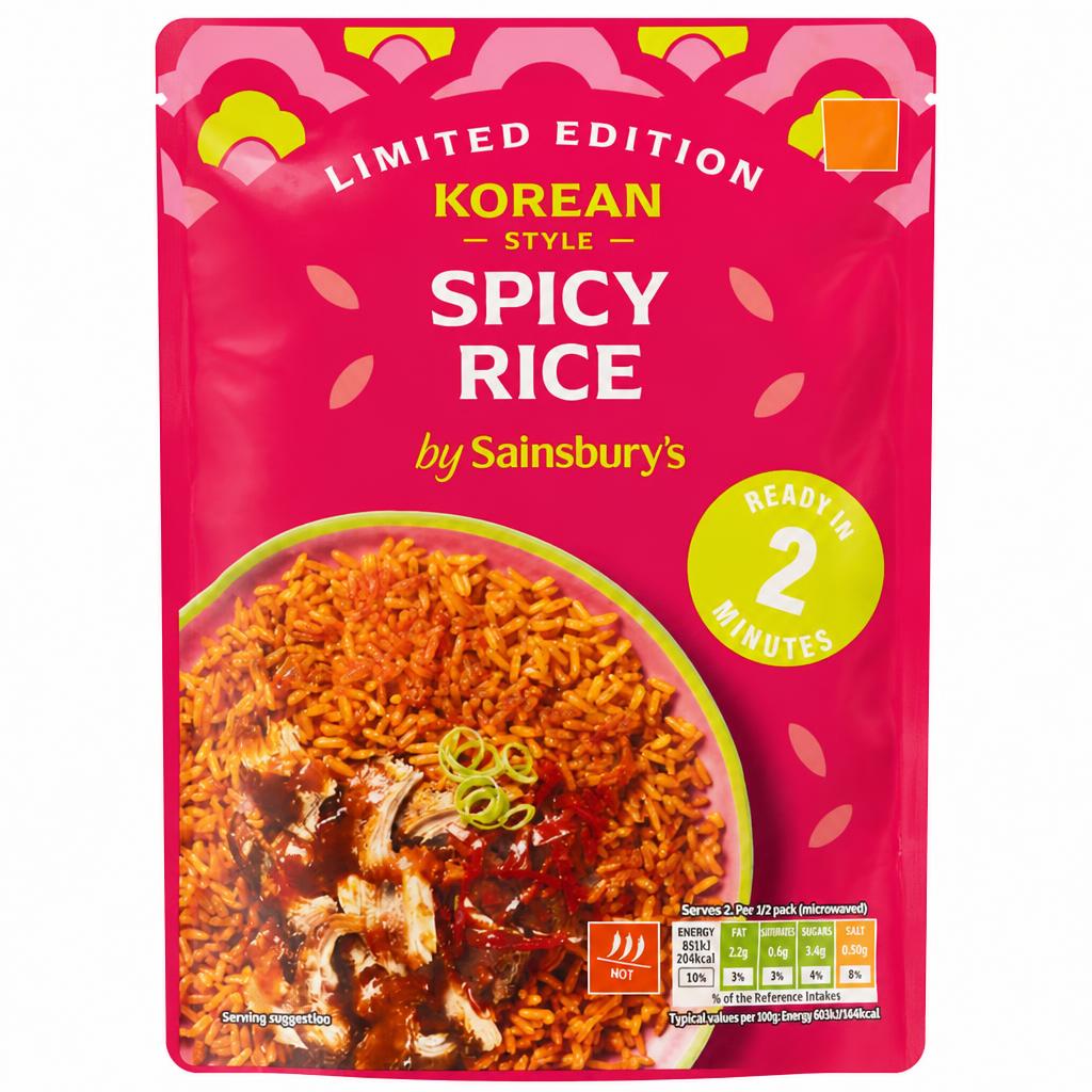 Sainsbury's Korean Style Spicy Rice, Limited Edition 250g