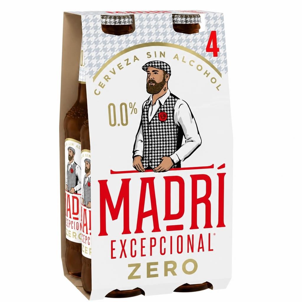 Madri Excepcional Zero Bottle 4 x 330ml