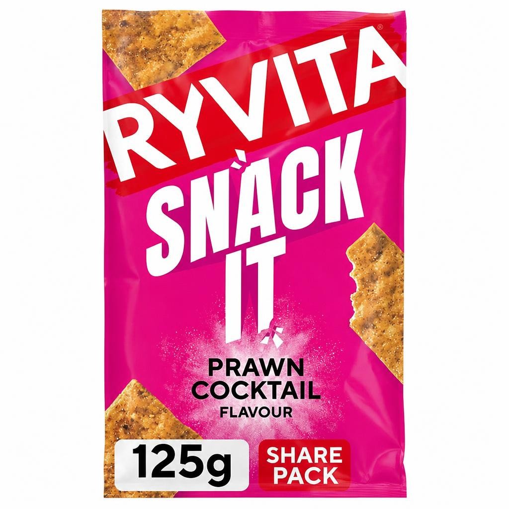 Ryvita 125g Snack it Prawn Cocktail Flavour