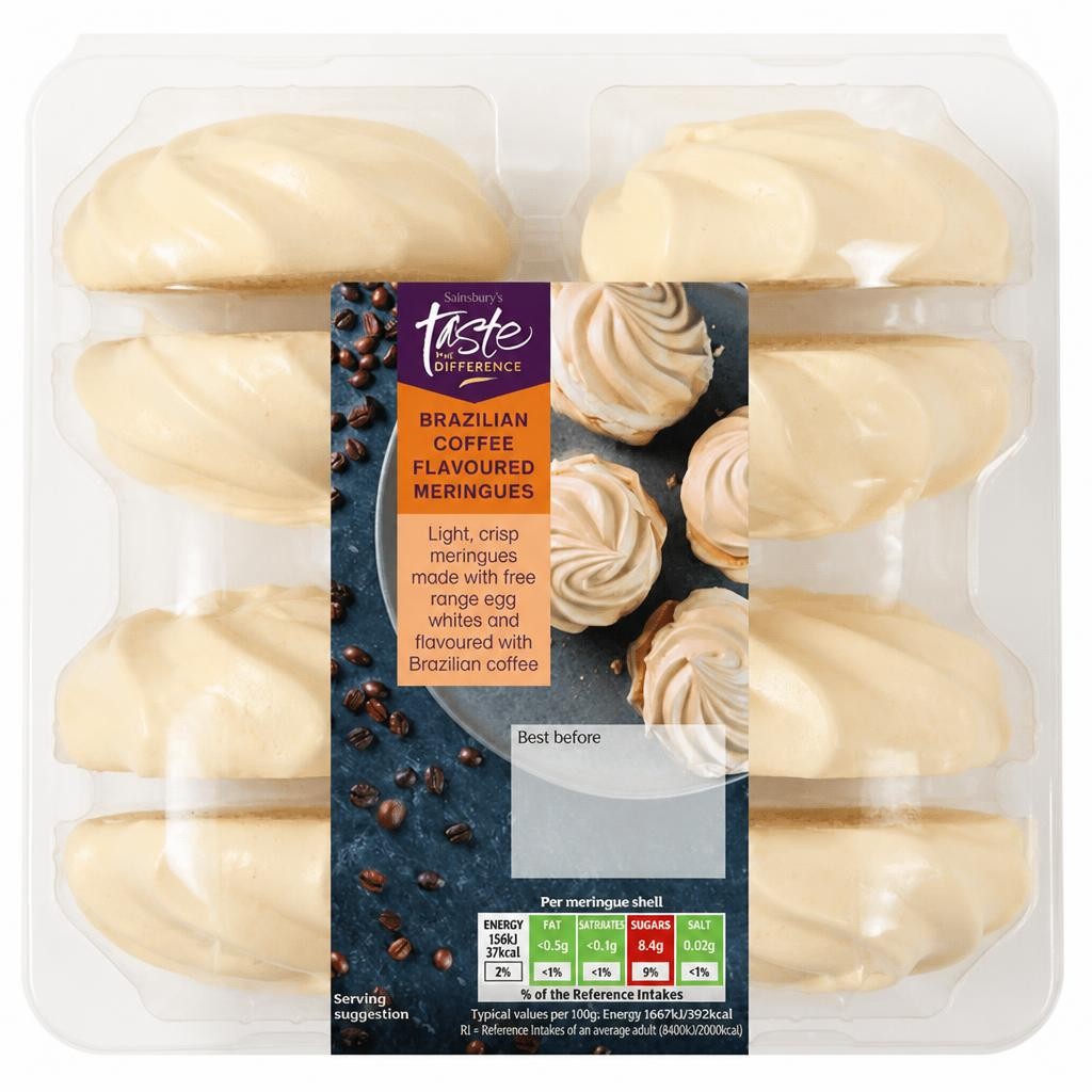 Sainsbury's Brazilian Coffee Flavoured Meringues, Taste the Difference