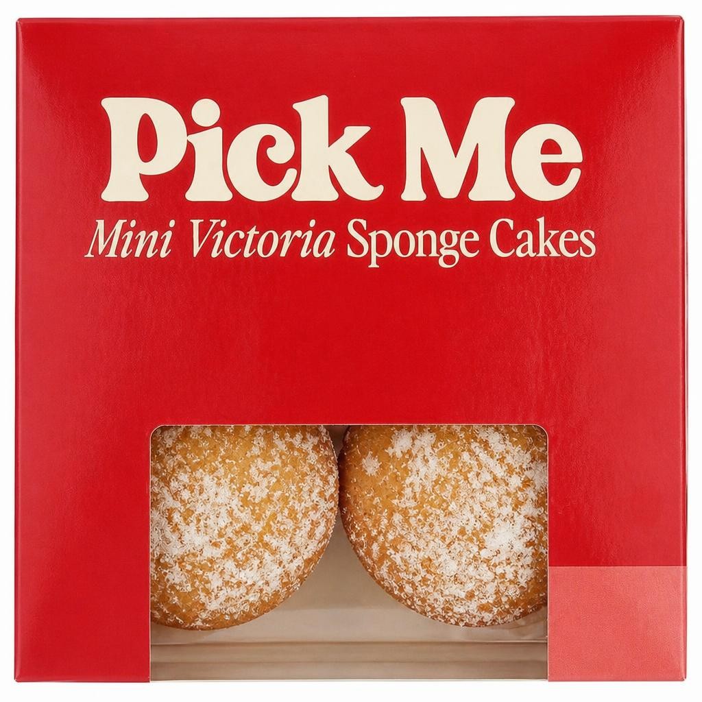 Pick Me Mini Victoria Sponge Cakes 160g