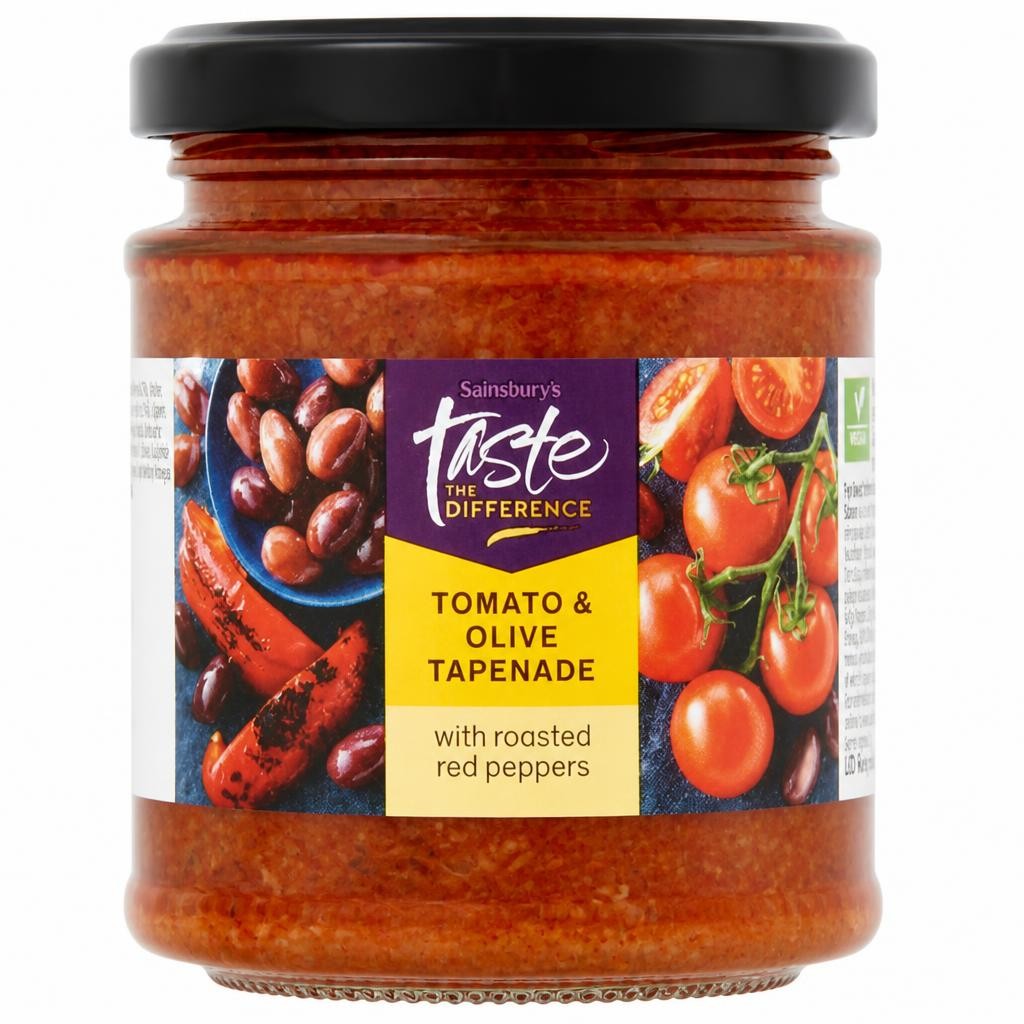 Sainsbury's Tomato & Olive Tapenade, Taste the Difference 170g