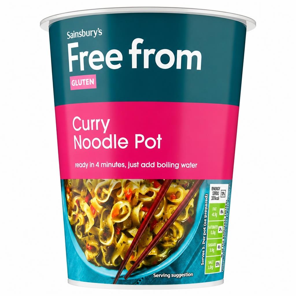 Sainsbury's Free From Curry Noodle Pot 74g
