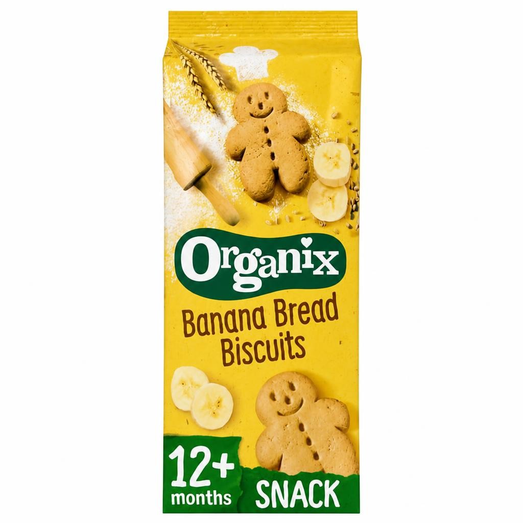 Organix Banana Bread Biscuits 12+ Months 135g