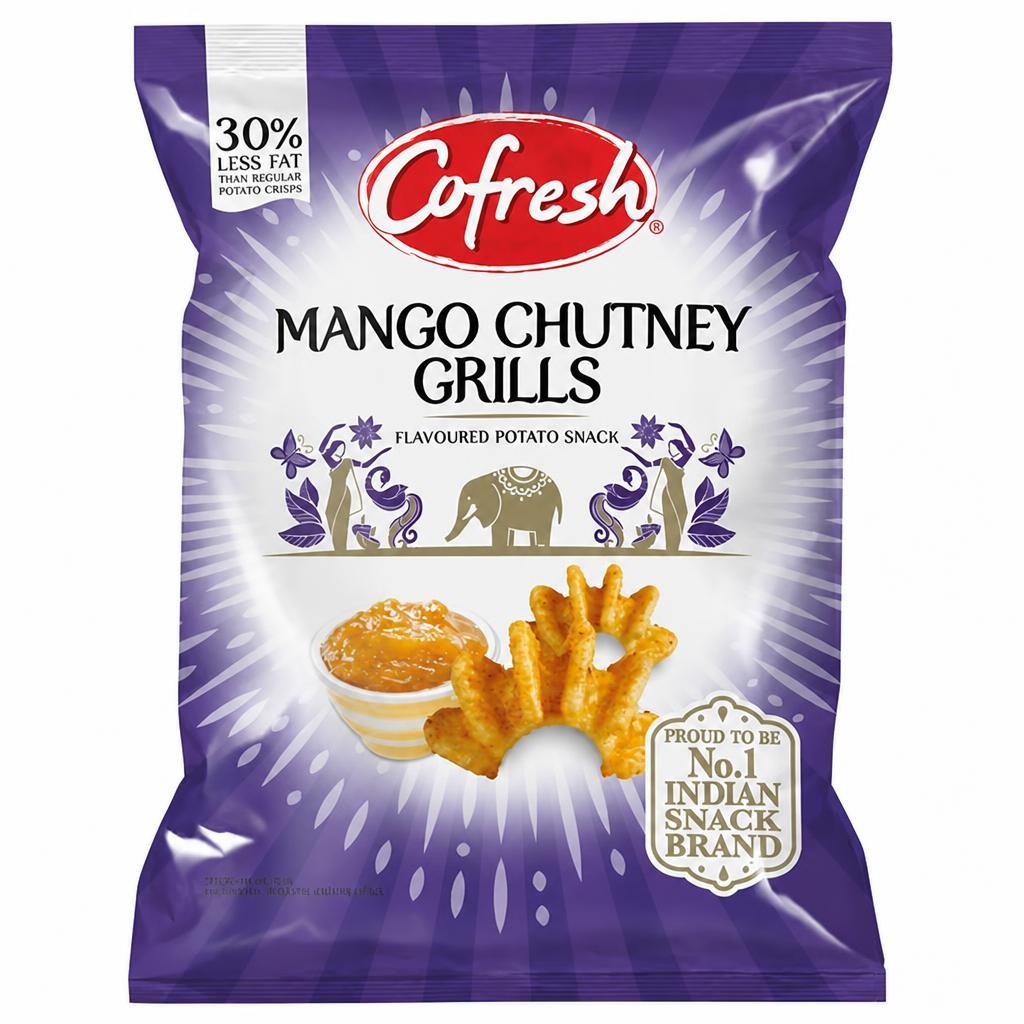 Cofresh Mango Chutney Grills Flavoured Potato Snack 80g