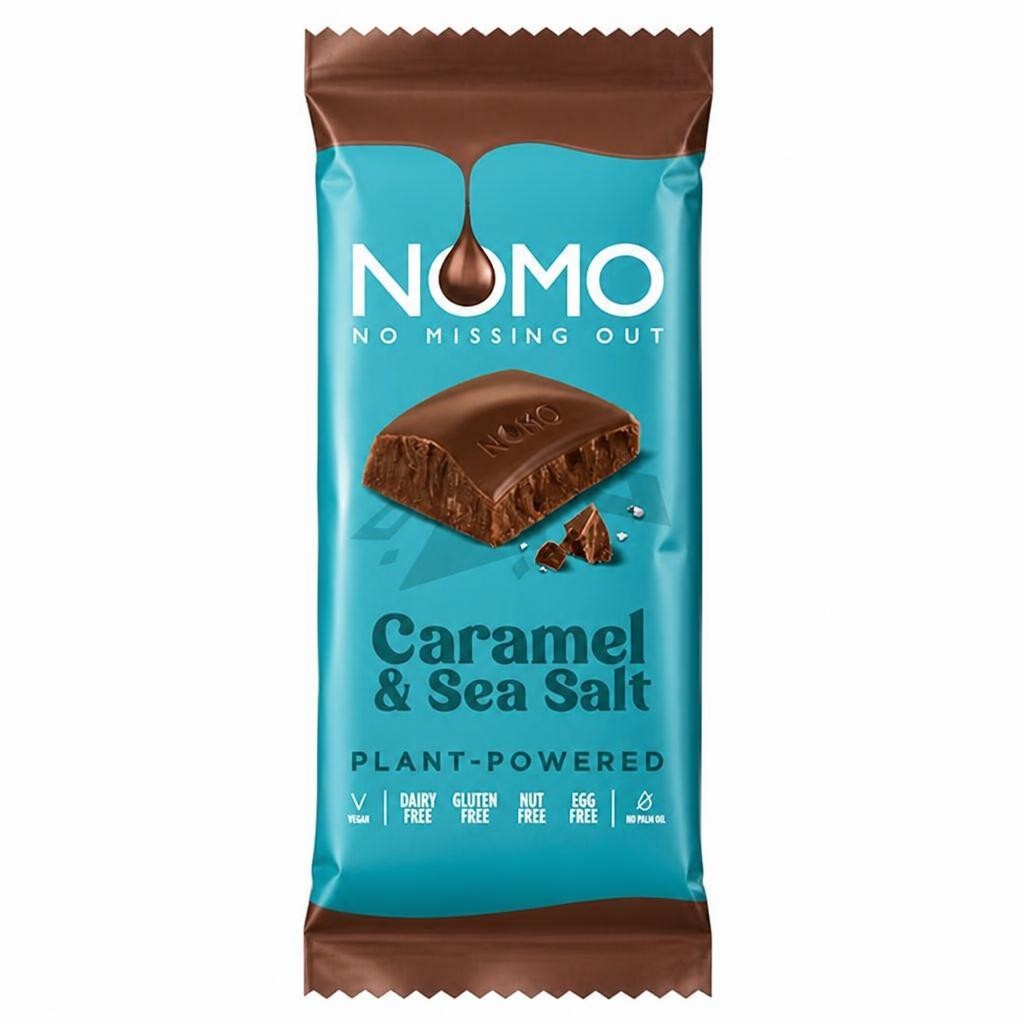 NOMO Caramel & Sea Salt Bar 75g