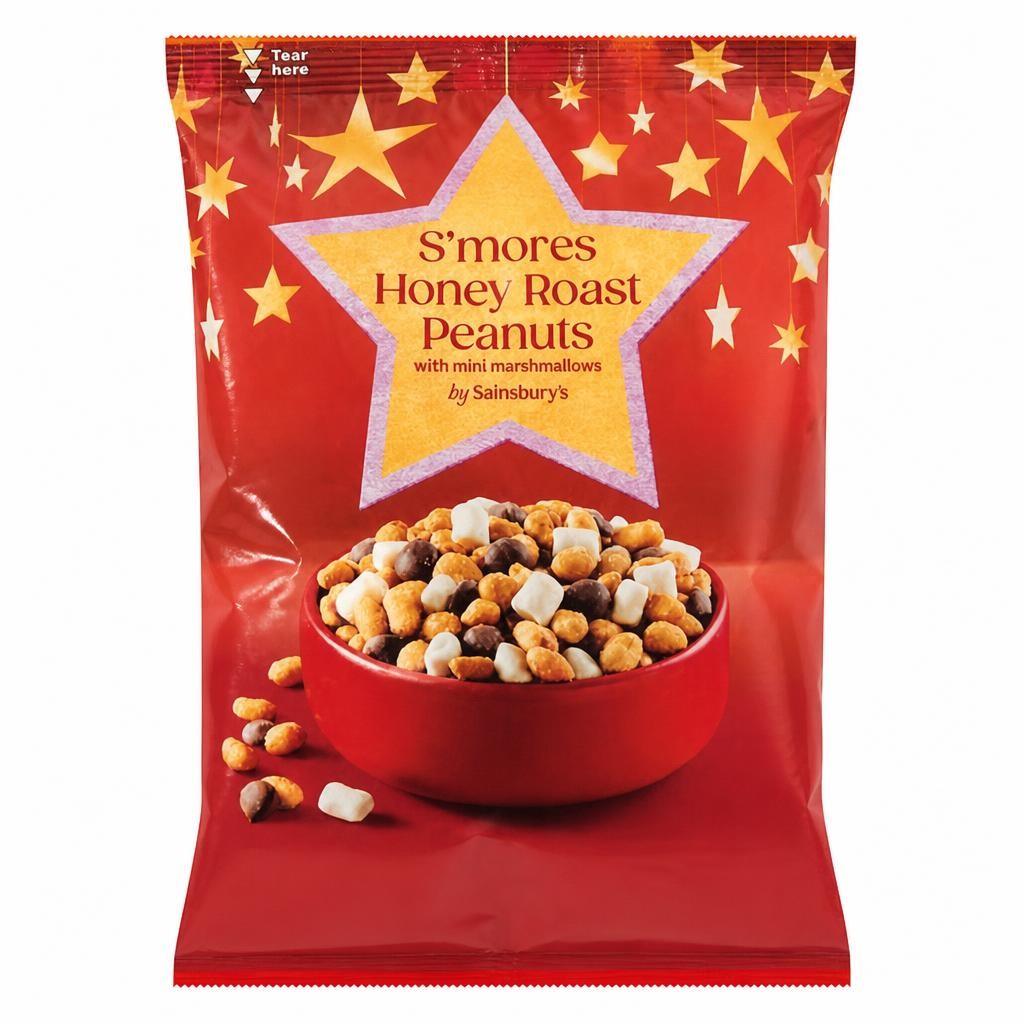 Sainsbury's Smores Honey Roast Peanuts 300g