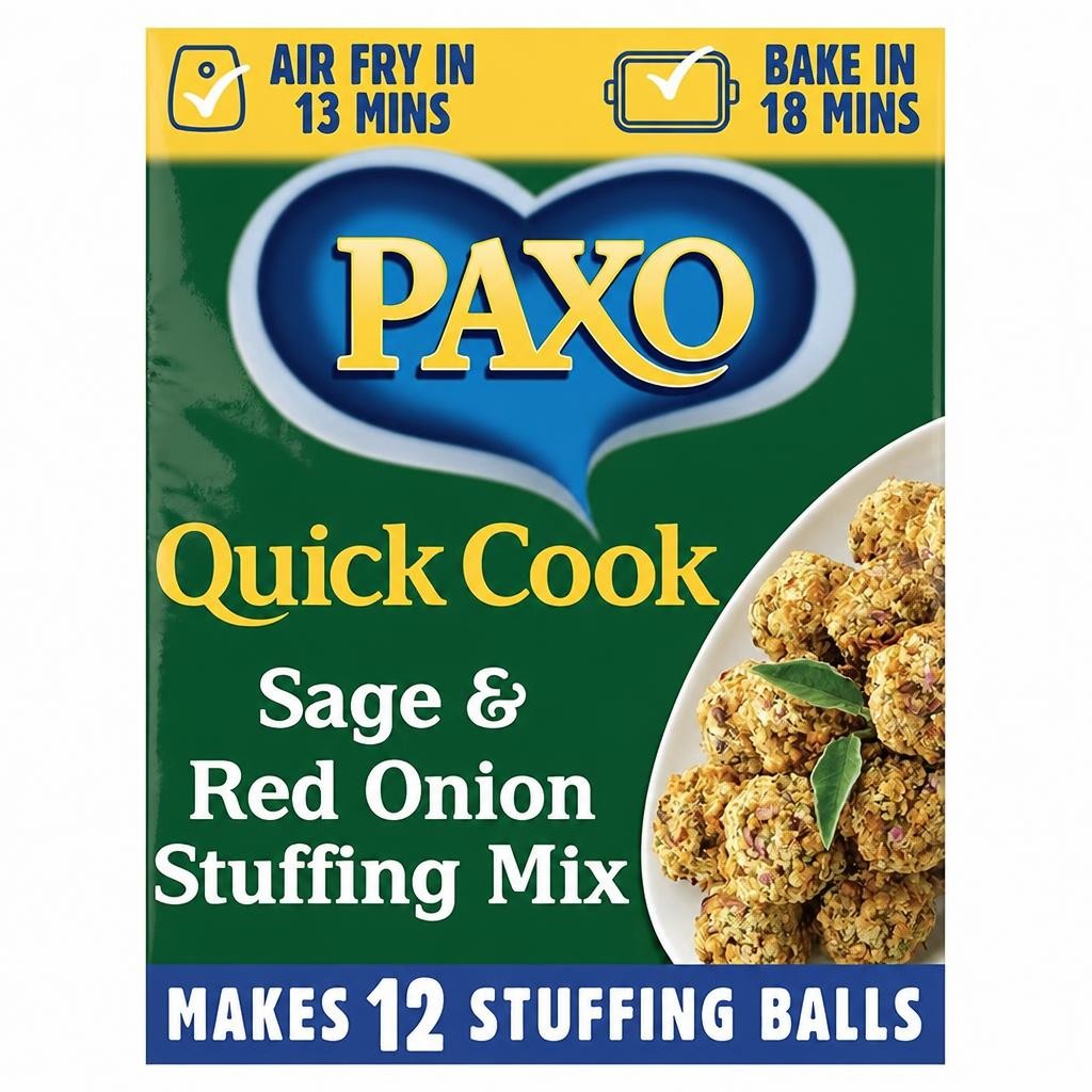 Paxo Quick Cook Sage & Red Onion Stuffing Mix 150g