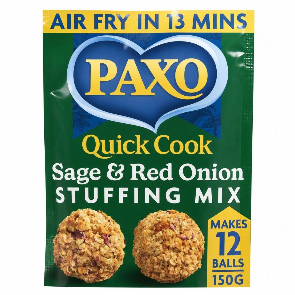 Paxo Quick Cook Sage & Red Onion Stuffing Mix 150g