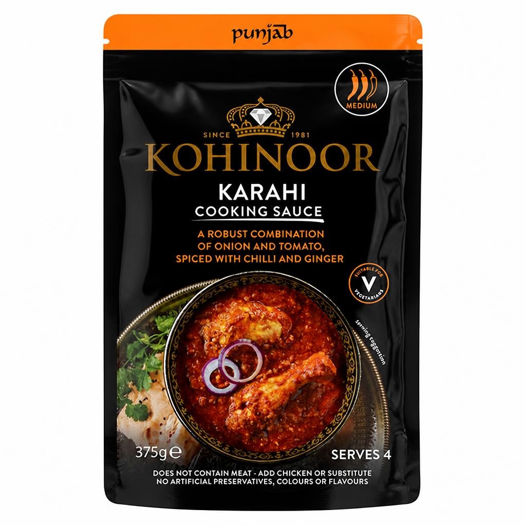Kohinoor Punjabi Karahi Cooking Sauce 375g