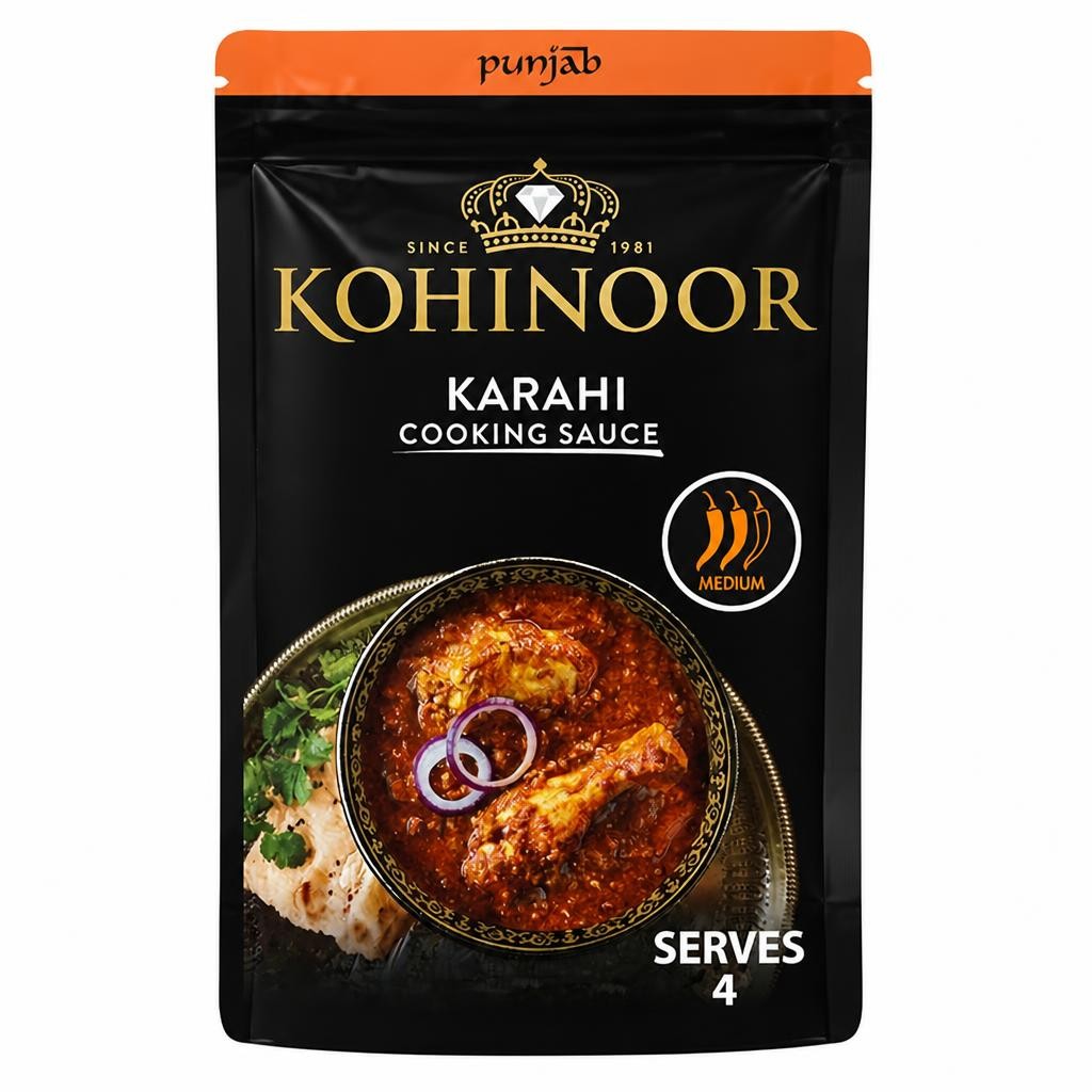 Kohinoor Punjabi Karahi Cooking Sauce 375g