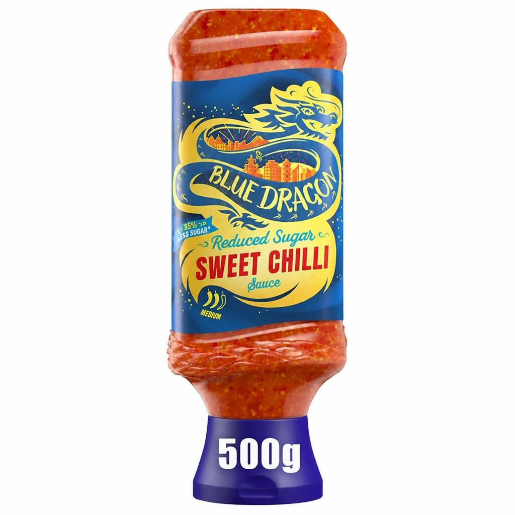 Blue Dragon Reduced Sugar Sweet Chilli Dipping Sauce 500g