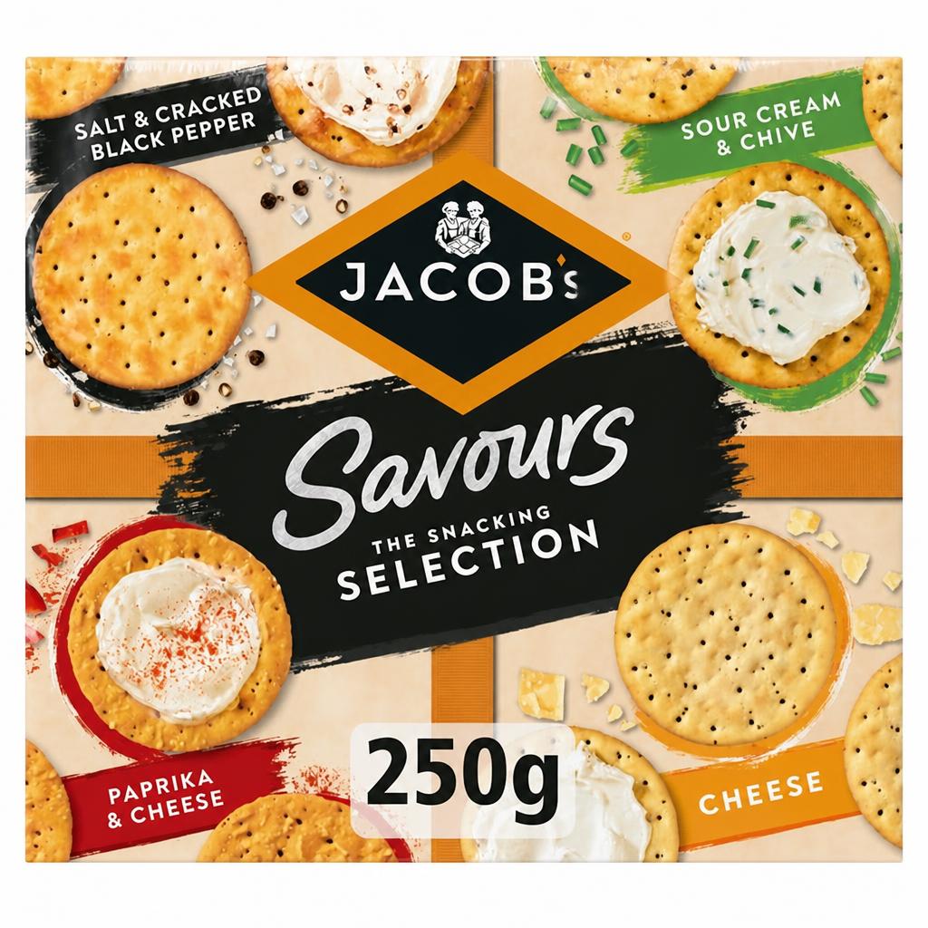 Jacob's Savours Crackers Assortment 250g