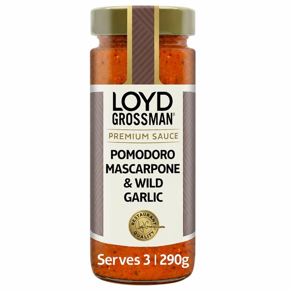 Loyd Grossman Pomodoro, Mascarpone & Wild Garlic Pasta Sauce 290g