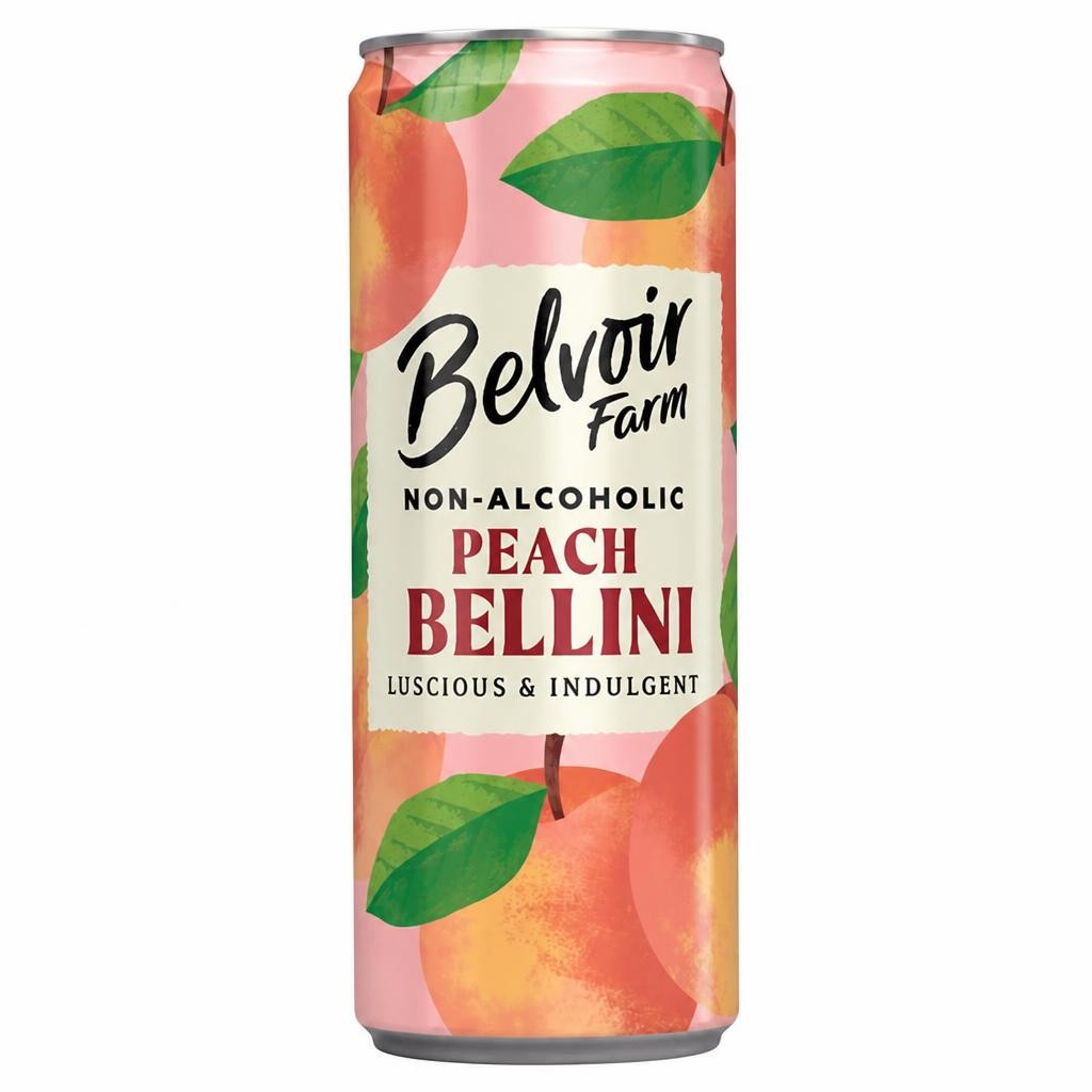 Belvoir Farm Non Alcoholic Peach Bellini 250ml
