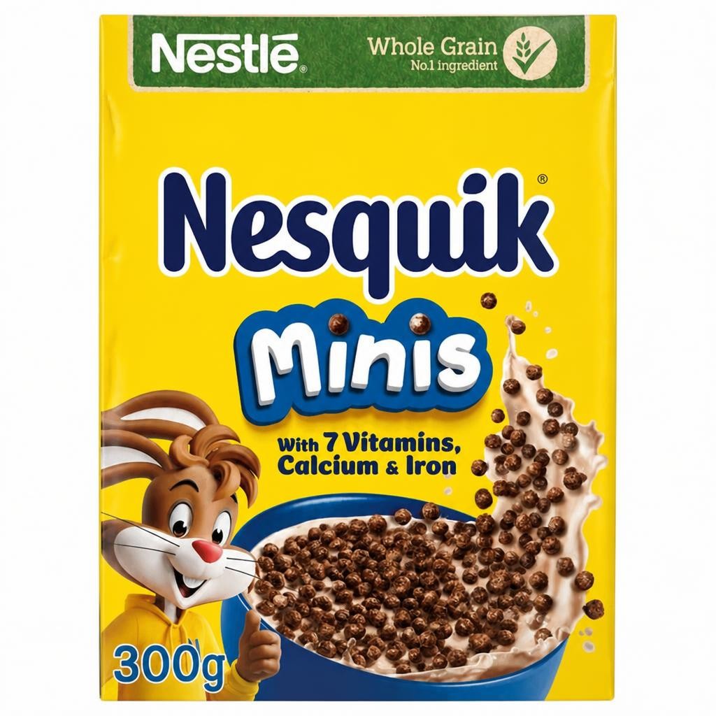 Nestle Nesquik Chocolate Minis Cereal 300g