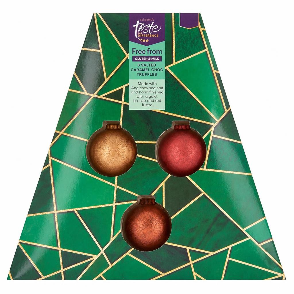 Sainsbury's Salted Caramel Choc Truffles, Taste the Difference x6