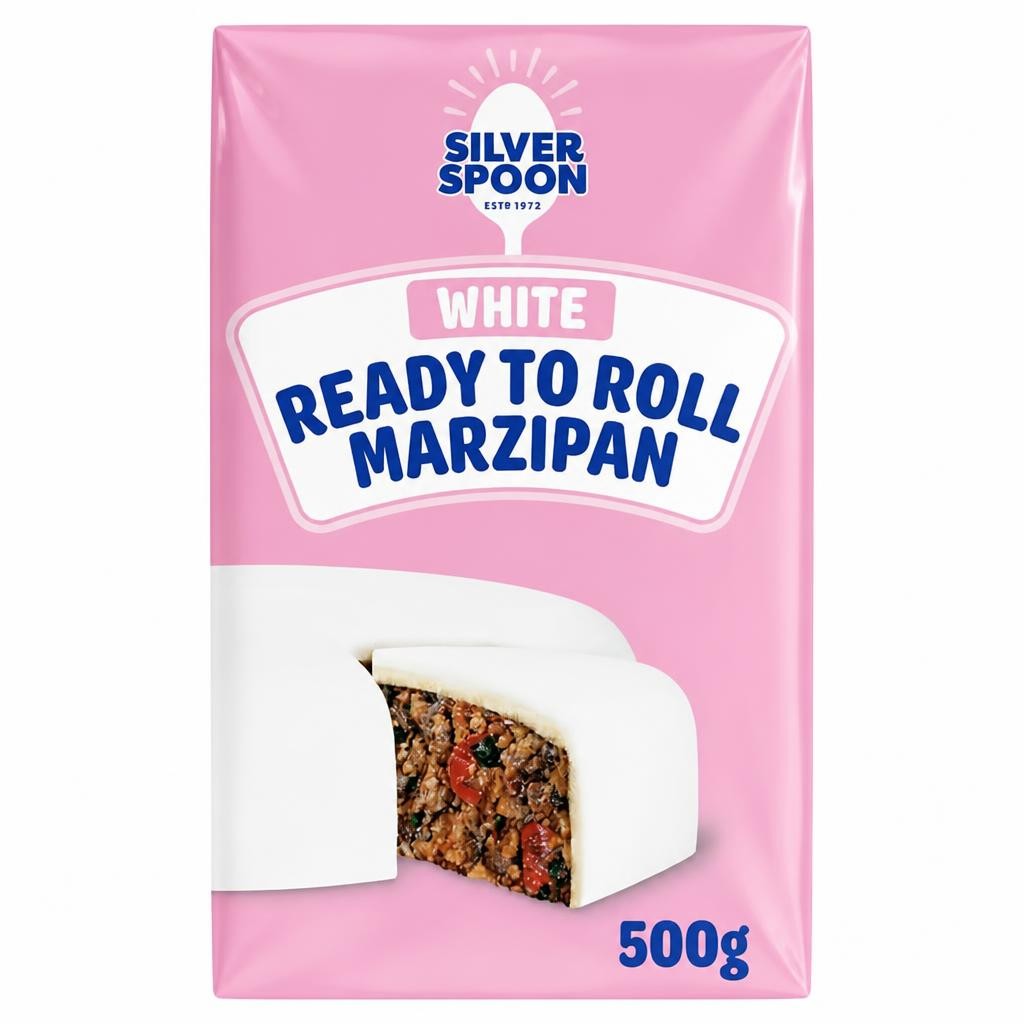 Silver Spoon White Ready To Roll Marzipan 500g