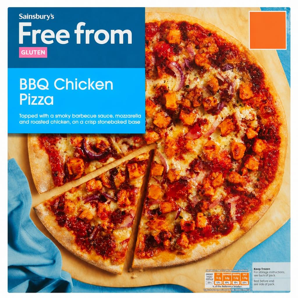 Sainsbury's Free From BBQ Chicken Pizza 302g