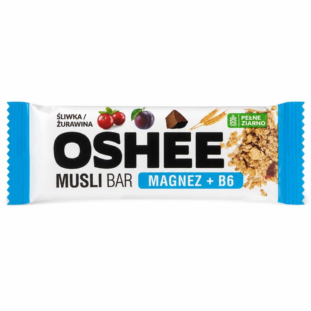 Oshee Vitamin Muesli Bar Plum & Cranberry 40g