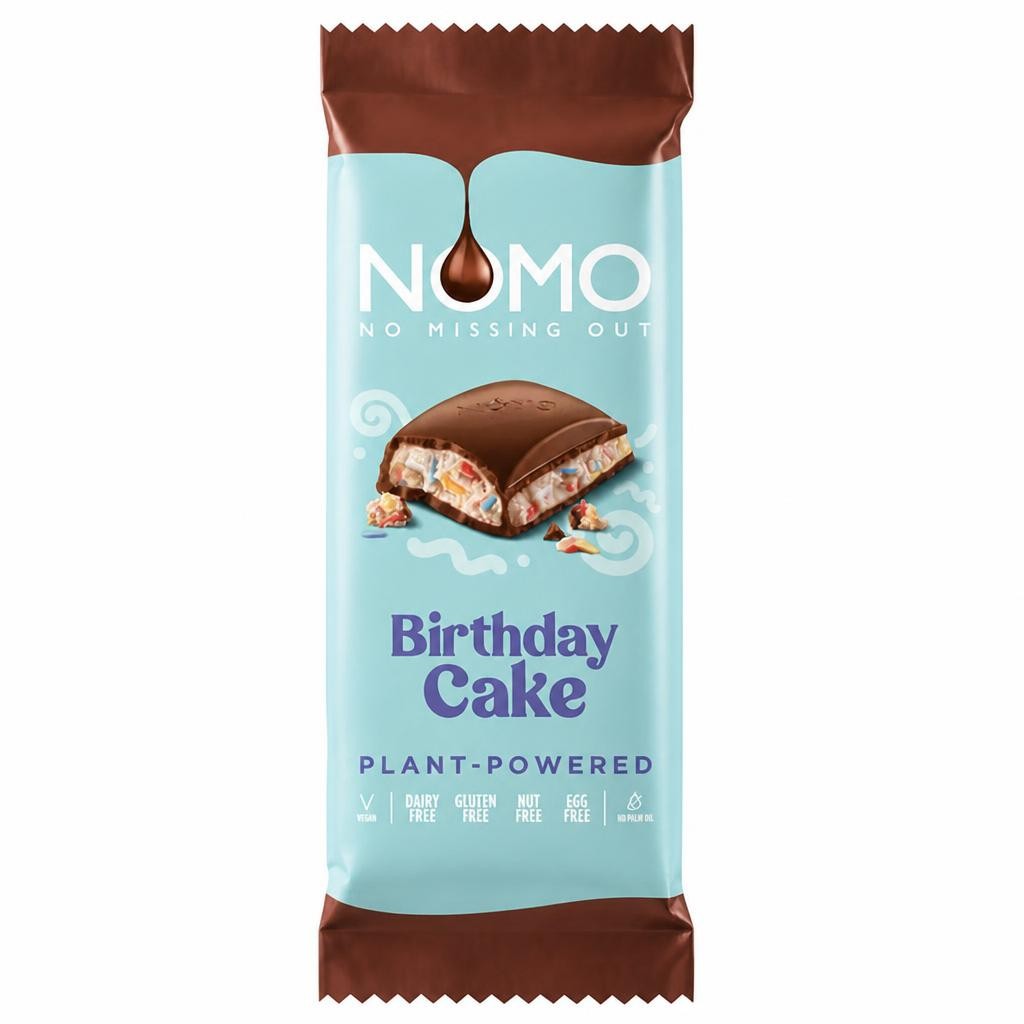 NOMO Birthday Cake XL Bar 127g
