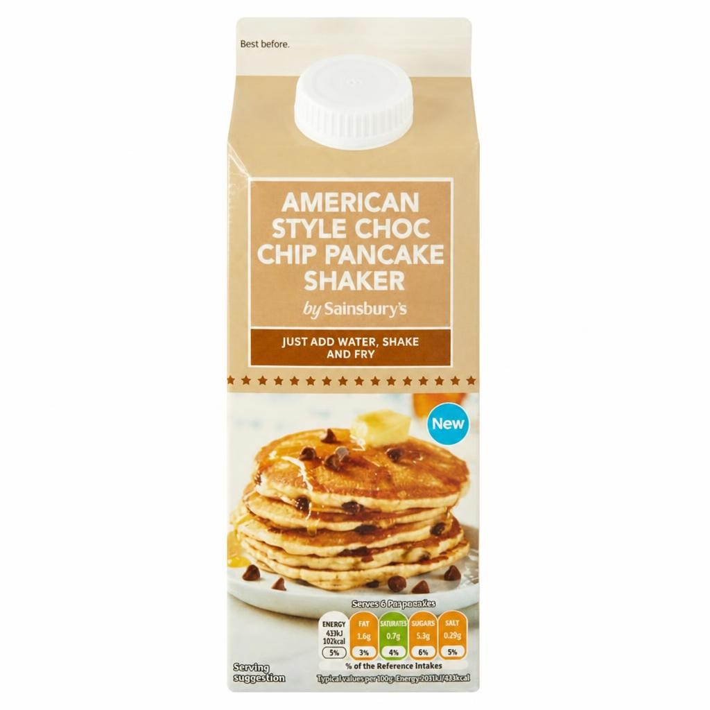 Sainsbury's American Style Choc Chip Pancake Shaker 155g