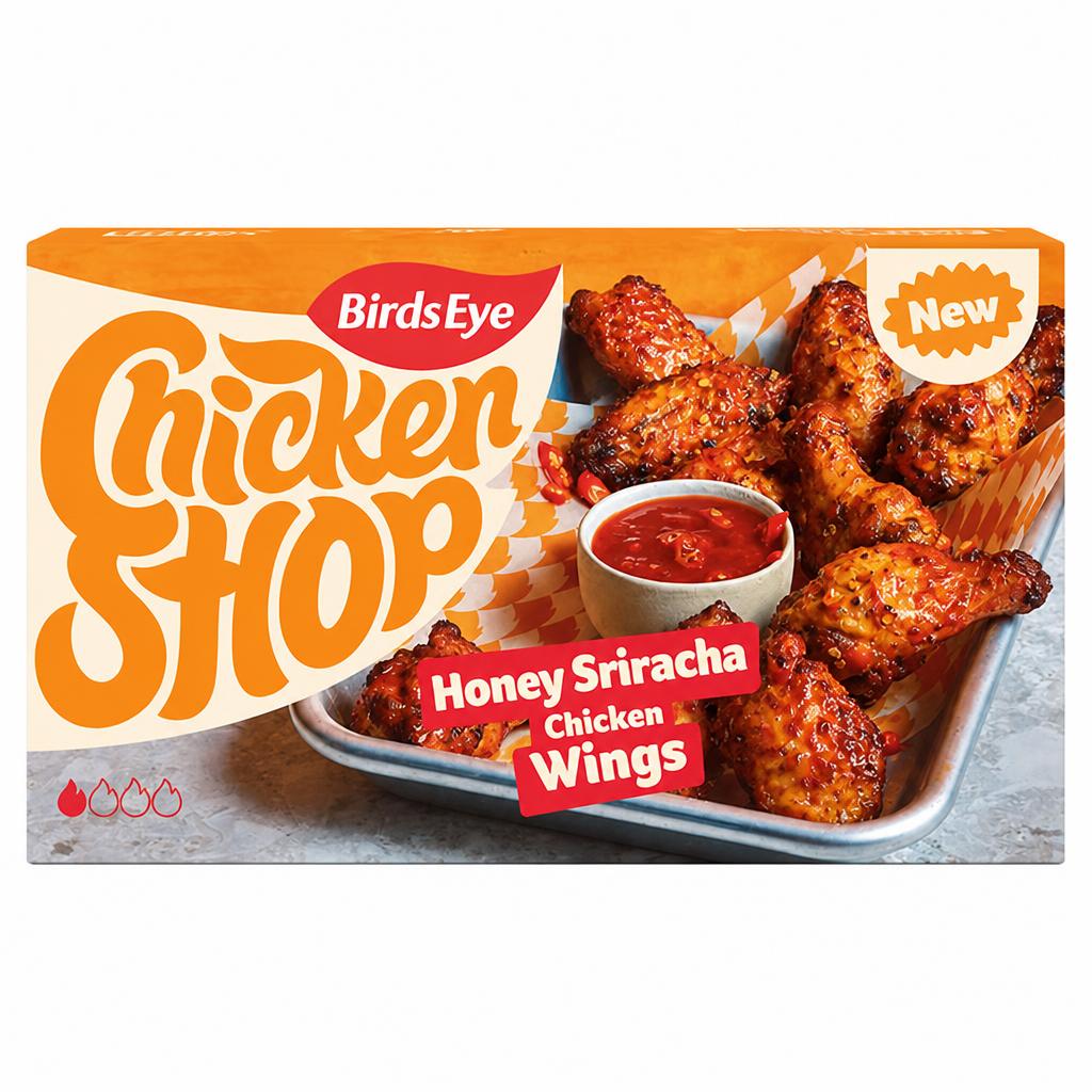 Birds Eye Chicken Shop Honey Sriracha Chicken Wings 375g