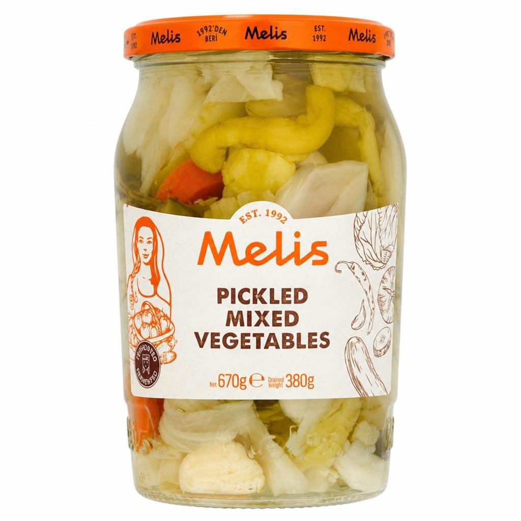 Melis Mixed Pickled Vegetables 670g