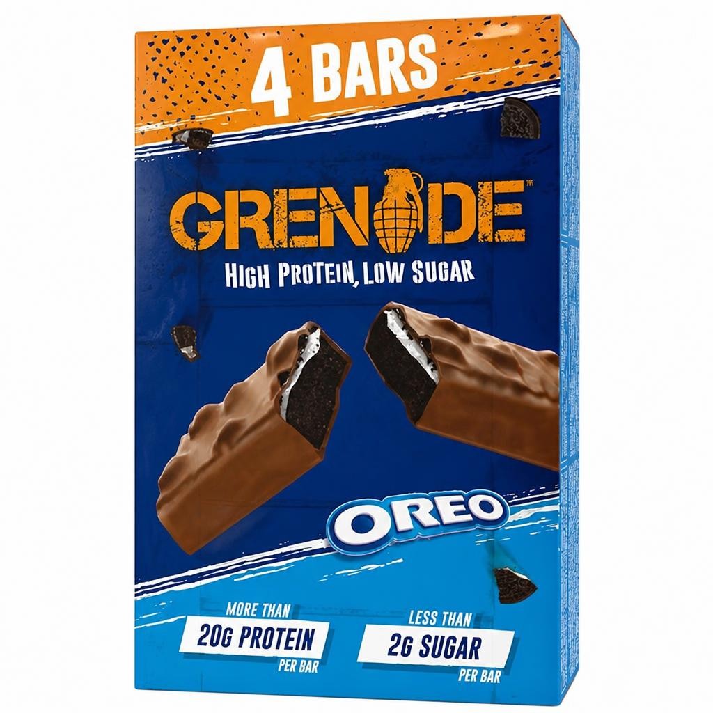 Grenade Oreo Bars 4x60g
