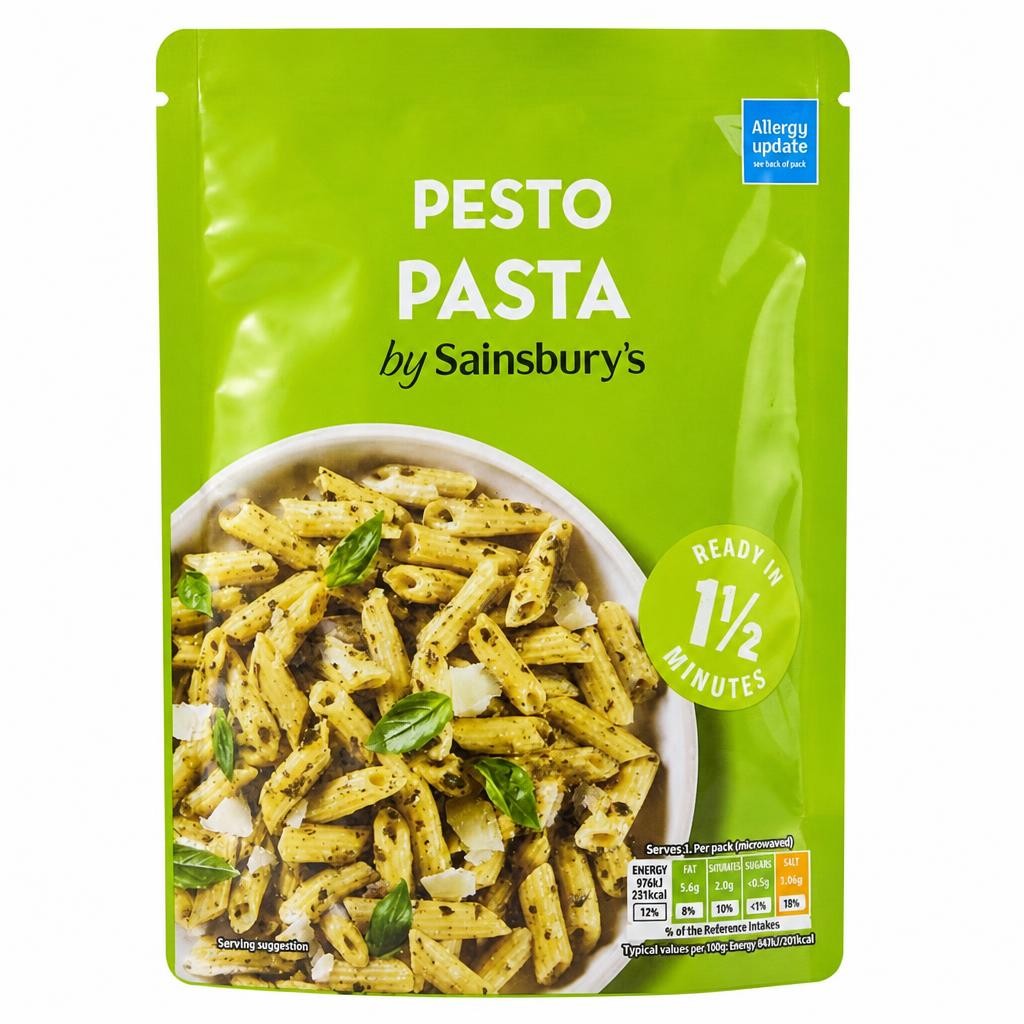 Sainsbury's Pesto Pasta 200g