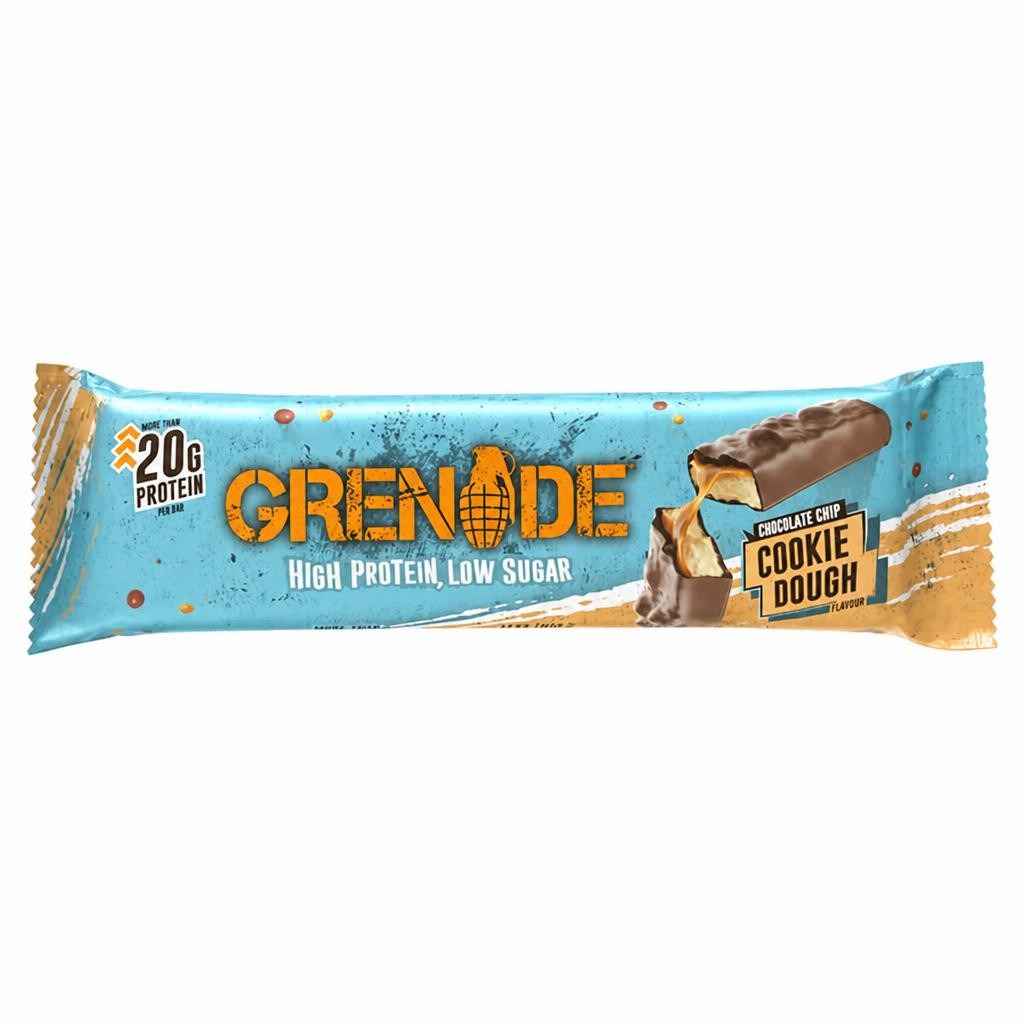 Grenade Chocolate Chip Cookie Dough Flavour Protein Bar 60g