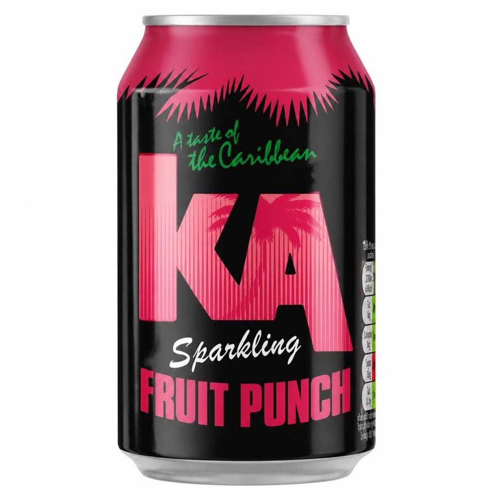 KA Sparkling Fruit Punch Soft Drink 330ml