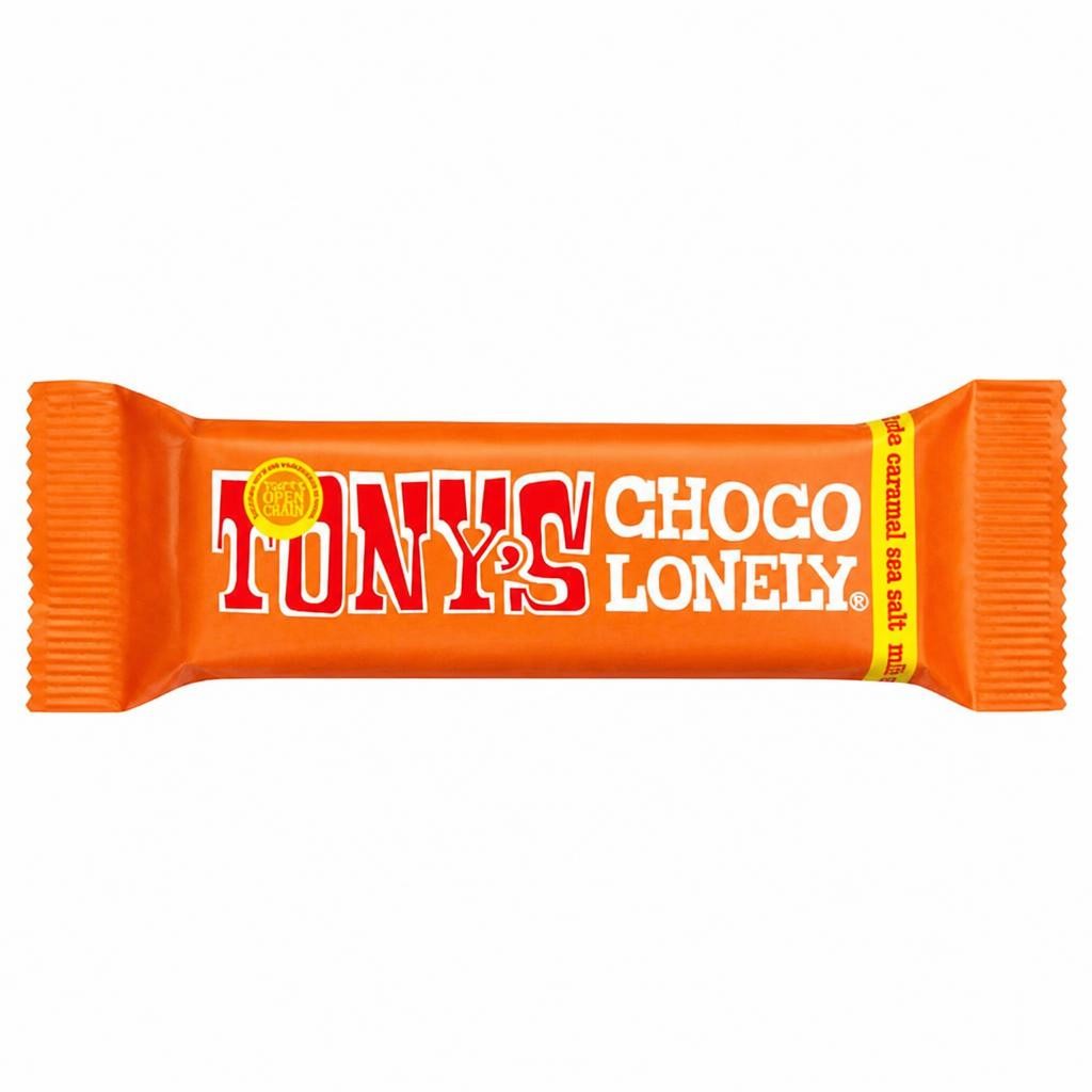 Tony's Chocolonely Milk Chocolate Caramel Sea Salt 35g