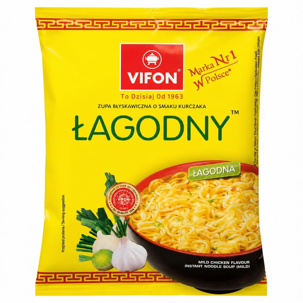 Vifon Mild Chicken Flavour Instant Noodle Soup 65g