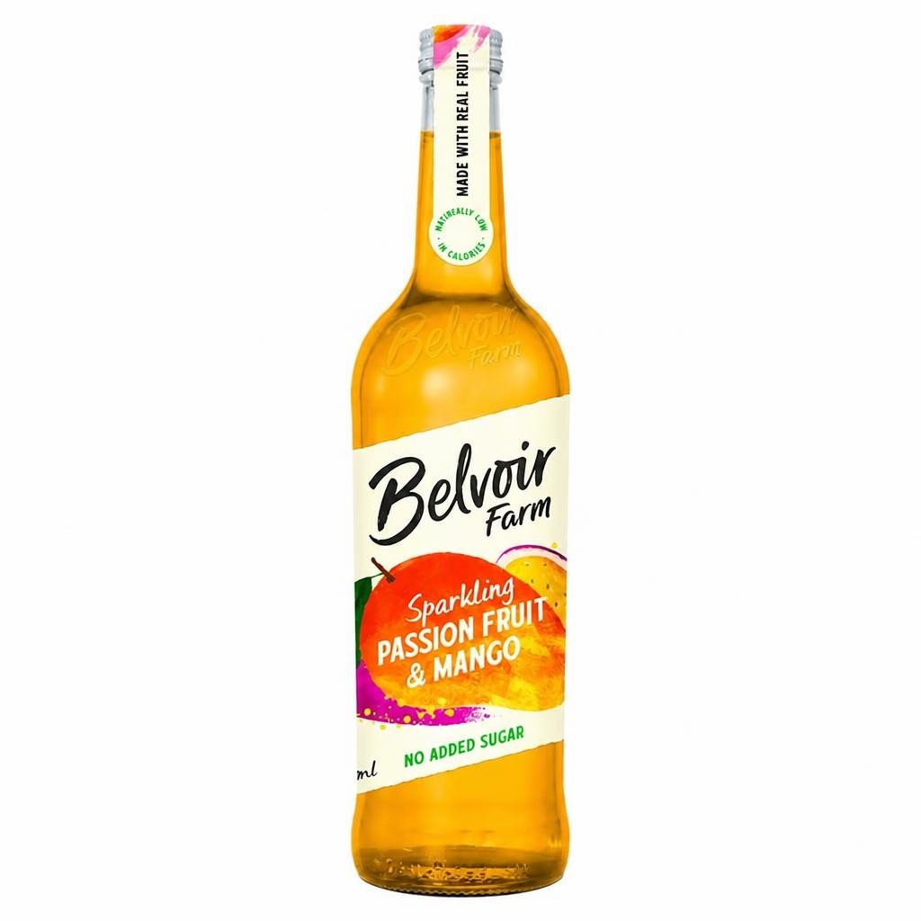 Belvoir Farm Sparkling No Added Sugar Mango & Passionfruit 750ml