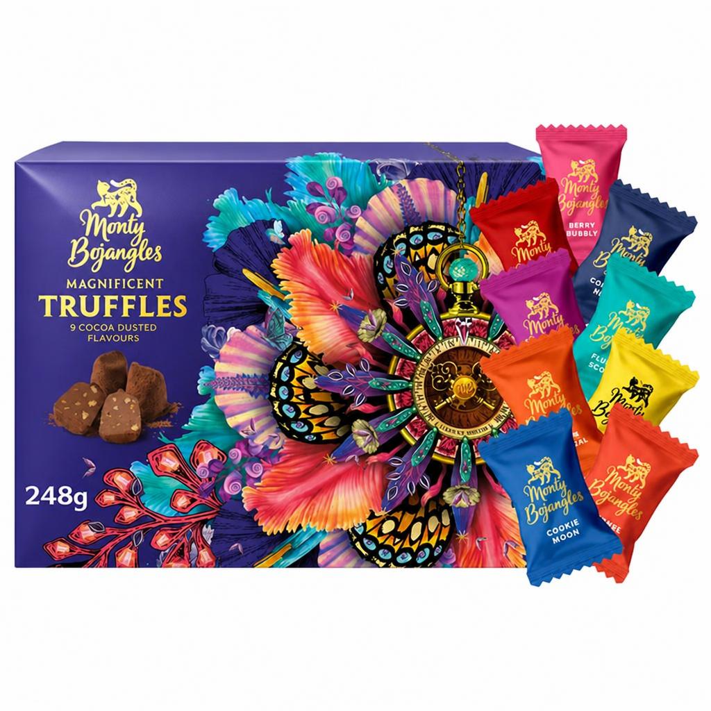 Monty Bojangles 248g Magnificent Chocolatey Truffle Selection